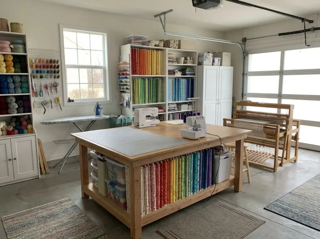 Garage Fabric Craft Sewing Hobby Studio