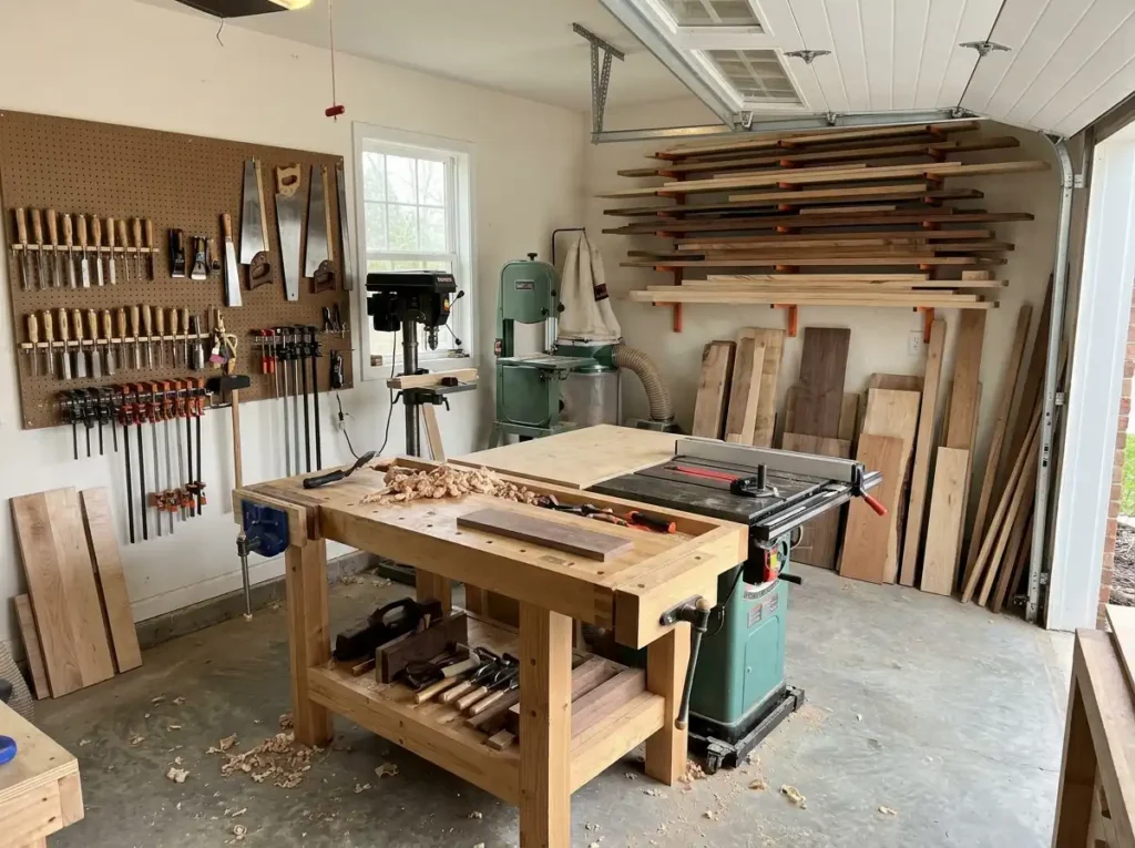 Garage Woodworking Studio