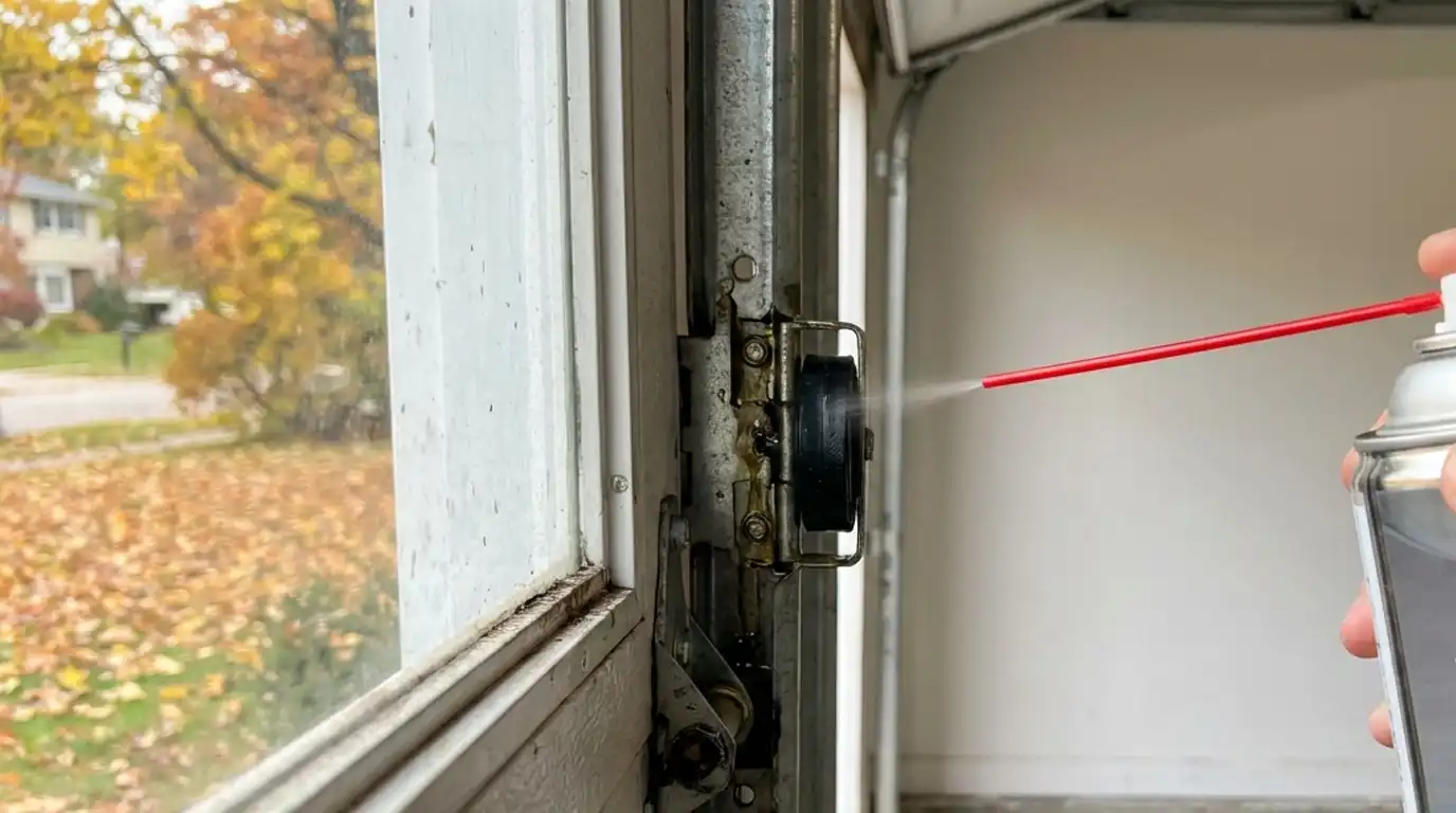 Lubricating Garage Door