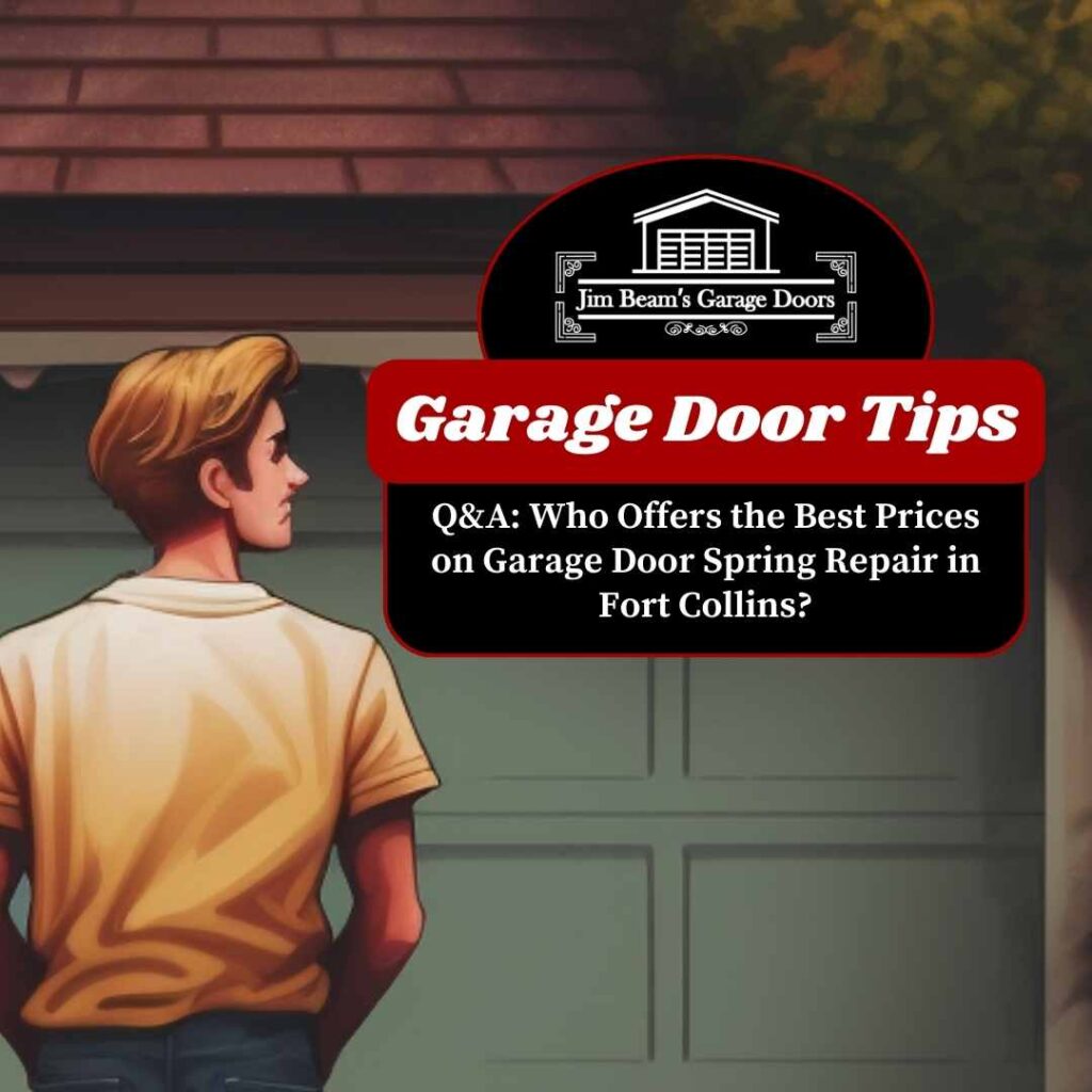 Q&A Who Offers the Best Prices on Garage Door Spring Repair in Fort Collins