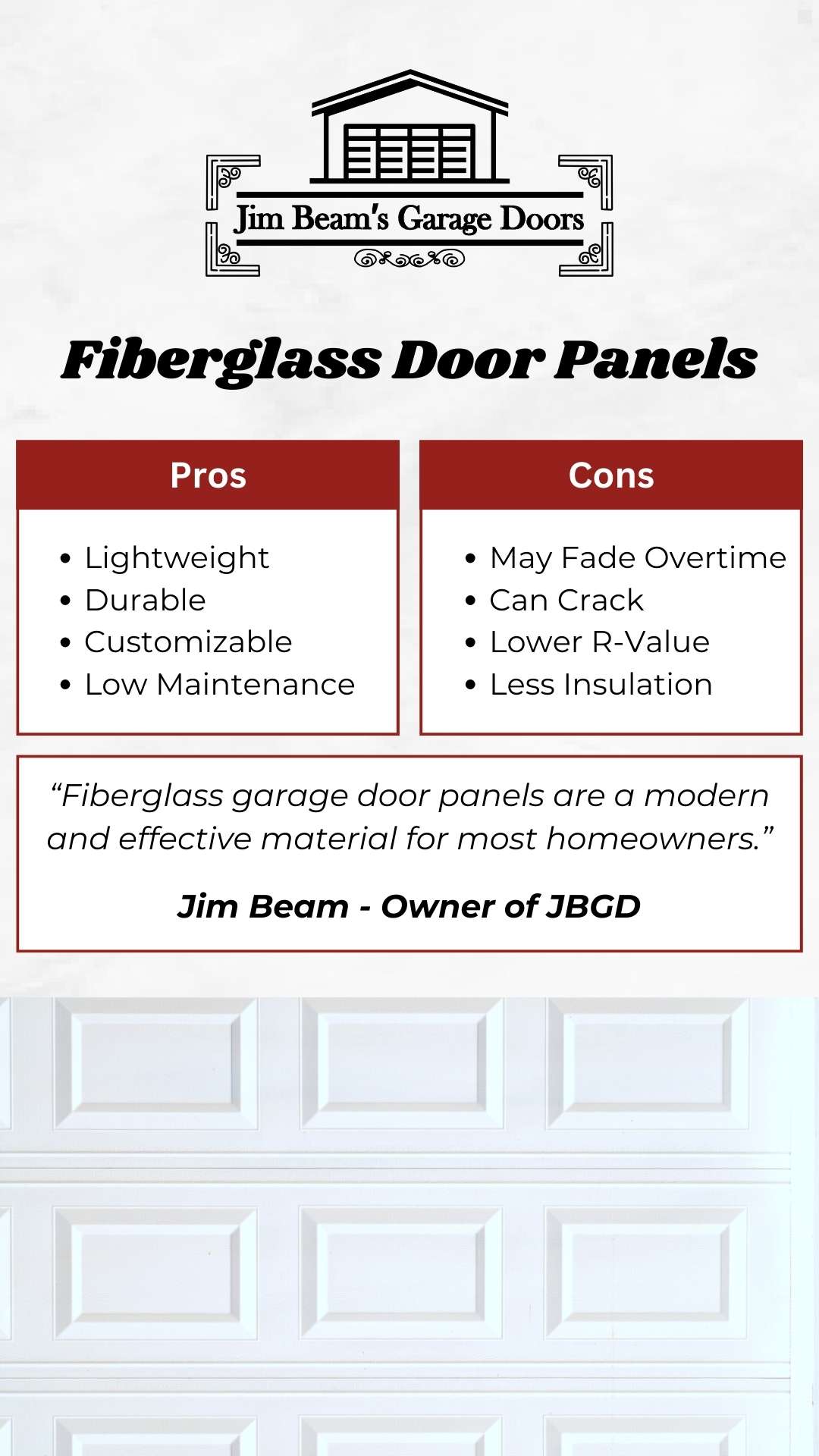 Fiberglass Door Panels