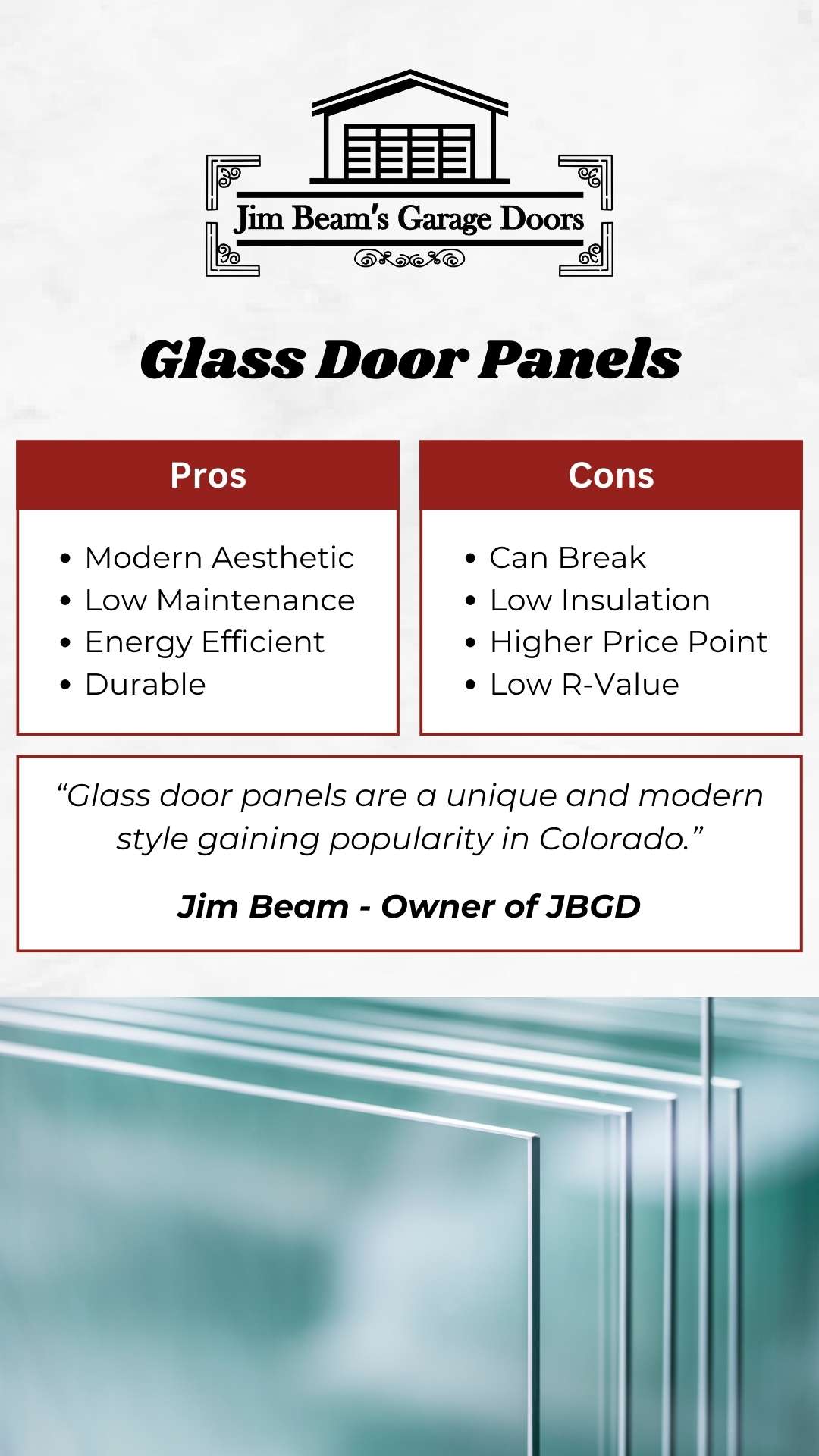 Glass Door Panels