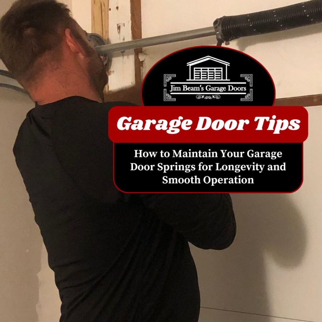 How to Maintain Your Garage Door Springs for Longevity and Smooth Operation